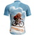 voordelige Heren shirts-Voor heren Wielrenshirt Korte mouw Fietsen T-shirt Shirt met 3 achterzakken Bergracen Ademend Sneldrogend Anatomisch ontwerp Lampenkatoen Zwart Geel Blauw Grafisch Sport Kleding