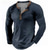 cheap Men&#039;s Casual T-shirts-Men&#039;s Henley Shirt Tee Long Sleeve Shirt Henley Plus Size Casual Sports Long Sleeve Button-Down Print Clothing Apparel Fashion Streetwear Basic Comfortable