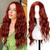 cheap Synthetic Trendy Wigs-Wig for Women Long Curly Wavy Wigs Natural Looking Synthetic Heat Resistant Fiber Wig, Lace Hairline Wig for Daily Use Cosplay