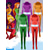 cheap Movie &amp; TV Theme Costumes-Totally Spies Clover Sam Mandy Skin Suit Bodysuits Onesie Costume Women&#039;s Girls&#039; Movie Cosplay Movie TV Theme Costumes Halloween Carnival Mardi Gras Performance Party