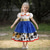 voordelige Sprookjesthemajurken-Kinderen Voor meisjes Cosplay-jurk Feestjurk Kleurenblok Ster Korte mouw Prestatie Verjaardag Pailletten Cosplay Kostuum Zoet Polyester Midi Feestjurk Swingjurk A lijn jurk Zomer 4 jaar + blauw