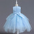 cheap Flower Girl&#039;s Dresses-Flower Girl Dress Kid&#039;s Girls&#039; Princess Dress Performance Wedding Party Elegant Beautiful Sequins Mesh Solid Color Sleeveless Crew Neck Champagne Pink 4 years+