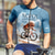 voordelige Heren shirts-Voor heren Wielrenshirt Korte mouw Fietsen T-shirt Shirt met 3 achterzakken Bergracen Ademend Sneldrogend Anatomisch ontwerp Lampenkatoen Zwart Geel Blauw Grafisch Sport Kleding