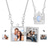 cheap For Women-Personalized Custom Wedding Gift for Couple Photo Square Box Necklace – Durable Copper Pendant, Customizable with Two Photos, Perfect for Wedding Gifts
