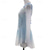 abordables Vestidos de Patinaje Artístico-Vestido de patinaje artístico Mujer Chica Patinaje Sobre Hielo Vestidos Azul cielo Costura asimétrica Malla Alta elasticidad Entrenamiento Competición Ropa de Patinaje Clásico Cristal / Strass Manga