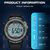 cheap Digital Watches-SANDA Women Men Digital Watch Large Dial Outdoor Sports Fashion Luminous Alarm Clock LED Back Light Calendar TPU Watch