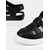 cheap Casual Sandals-Women&#039;s Comfortable Black Faux Leather Strappy Sandals with White Sole - Perfect for Beach or Casual Outings