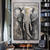 cheap Oil Paintings-Mintura Handmade Abstract Elephant Animal Oil Paintings On Canvas Modern Wall Art Room Decoration Picture For Home Decor Rolled Frameless Unstretched Painting