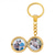 cheap Personalized Gifts-Personalized Keychain Custom Wedding Gift for Couple, Gold Round Pendant with Two Customizable Photos, Romantic Wedding, Mother&#039;s Day Gift for Women and Lovers