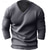 preiswerte Herrenpullover-Herren Weihnachtspullover Kleid Pullover Wollpullover Pullover Gerippt Stricken Standard Strick Schmaler Schnitt Glatt V Ausschnitt Moderne zeitgenössische Weihnachten Arbeit Bekleidung Winter Wein