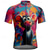 cheap Men&#039;s Jerseys-Men&#039;s Cycling Jersey Short Sleeve Bike Tee Tshirt Jersey with 3 Rear Pockets Mountain Bike MTB Breathable Quick Dry Anatomic Design Wicking Yellow Blue Animal Graffiti Sports Clothing Apparel