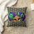 cheap Holiday Cushion Cover-Carnival Decorative Toss Pillows Cover Mardi Gras Mask 1PC Soft Square Cushion Case Pillowcase for Bedroom Livingroom Sofa Couch Chair