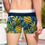 billige Mat &amp; Drikke-Herre Ananas Tropiske planter Badeshorts Surfeshorts Shorts Medium Midje Mote Designer Surfing Ferie Strand Snorer Elastisk midje 3D-utskrift Designer Klær