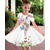 cheap 3D Butterfly Dress-Easter Girls&#039; 3D Graphic Butterfly Flower Dress Short Sleeve Summer Spring Vacation Daily Holiday Princess Beautiful Sweet Kids 4-12 Years Casual Dress A Line Dress Knee-length Regular Fit