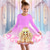 cheap 3D Cartoon Dress-Girls&#039; 3D Cartoon Butterfly Dress Long Sleeve 3D Print Fall Winter Vacation Sports &amp; Outdoor Daily Cute Casual Beautiful Kids 3-12 Years Casual Dress A Line Dress Above Knee Regular Fit