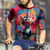 cheap Men&#039;s Jerseys-Men&#039;s Cycling Jersey Short Sleeve Bike Tee Tshirt Jersey with 3 Rear Pockets Mountain Bike MTB Breathable Quick Dry Anatomic Design Wicking Yellow Blue Animal Graffiti Sports Clothing Apparel