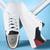 abordables Occasionnel-baskets décontractées à lacets blanches et bleues pour hommes – chaussures basses confortables pour un usage quotidien et des activités de plein air