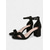 cheap Prom-Women&#039;s Stylish Gold Glitter Block Heel Sandals with Ankle Strap | Perfect for Prom and Weddings