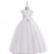 cheap Flower Girl&#039;s Dresses-Flower Girl Dress Kid&#039;s Girls&#039; Princess Dress Performance Wedding Party Elegant Beautiful Mesh Solid Color Sleeveless Off Shoulder White Champagne 4 years+