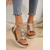 abordables Sandales de Vacances-sandales à plateforme en strass et perles de style bohème pour femmes – chaussures élégantes à bout ouvert et à bride élastique pour l&#039;été, la plage et les tenues décontractées