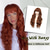 cheap Synthetic Trendy Wigs-Long Wavy Wig With Bangs for Women Curly Wavy Wig With Bangs Natural Looking Synthetic Heat Resistant Fiber Wig for Daily Party Use