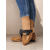 abordables Sandalias planas de mujer-Mocasines con estampado de leopardo para mujer, detalle de lazo y detalles metálicos: elegantes zapatos sin cordones para uso informal y de fiesta