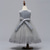 abordables Robes à Fleurs pour Filles-Robe de Demoiselle d&#039;Honneur Fille enfants Fille Robe de princesse Utilisation Mariage Soirée Elégant Magnifique Maille Couleur unie Sans Manches Col Ras du Cou Gris Rouge vin 4 ans et +