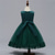abordables Robes à Fleurs pour Filles-Robe de Demoiselle d&#039;Honneur Fille enfants Fille Robe de princesse Utilisation Mariage Soirée Elégant Magnifique Maille Couleur unie Sans Manches Col Ras du Cou Gris Rouge vin 4 ans et +