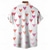 cheap Men&#039;s Printed Shirts-Valentine&#039;s Day Men&#039;s Heart Casual Shirt Button Up Shirt Short Sleeve Casual Party Gift Casual Summer Spring Turndown Button Up Pink
