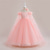 cheap Flower Girl&#039;s Dresses-Flower Girl Dress Kid&#039;s Girls&#039; Princess Dress Performance Wedding Party Elegant Beautiful Mesh Solid Color Sleeveless Crew Neck Light Pink White 4 years+