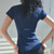 ieftine Topuri de yoga-Pentru femei Hanorca Tricou / tricou Tricou Decoltat Stil Nautic Uscare rapidă Ușor Comfortabil Sport Manșon scurt Sport Culoare solidă Tricou Tee Sveter Pentru Gimnastică antrenament Alergat Fitness