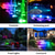 お買い得  水中ライト-ソーラー防水プールライト - 5 ヘッド 6 LED ビーズ、水中池と水槽の照明、屋外通路、庭、パティオ、プール用の省エネ 1 個
