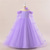 cheap Flower Girl&#039;s Dresses-Flower Girl Dress Kid&#039;s Girls&#039; Princess Dress Performance Wedding Party Elegant Beautiful Mesh Solid Color Sleeveless Crew Neck Light Pink White 4 years+