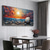 cheap Landscape Paintings-Handmade Original Sunset Seaside Scenery Painting Oil Painting On Canvas Abstract Texture Colored Stones Painting Wall Art for Home Decor With Stretched Frame/Without Inner Frame Painting