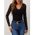 cheap Lace Tops-Valentine&#039;s Day Women&#039;s Blouse Solid Color Elegant Daily Stylish Long Sleeve V Neck Regular Tops Work Daily Holiday Lace Black Wine Green Spring Fall Winter