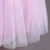 cheap Flower Girl&#039;s Dresses-Flower Girl Dress Kid&#039;s Girls&#039; Princess Dress Performance Wedding Party Elegant Beautiful Mesh Solid Color Sleeveless Crew Neck Pink Blue 4 years+