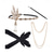 economico Accessori per acconciature-Accessori flapper anni &#039;20, set di accessori per costumi Gatsby per donne, copricapo anni &#039;20, collana di perle, porta guanti