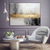cheap Abstract Paintings-Handmade Oil Painting Canvas Wall Art Decoration Oil Painting Modern Abstract Gold for Home Decor Rolled Frameless Unstretched Painting