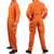 cheap Men&#039;s Costumes-Orange Prisoner Jumpsuit Super Heroes Carnival Costume Jumpsuit Adults&#039; Men&#039;s Women&#039;s Movie TV Theme Costumes Party Halloween Carnival Easy Carnival Costume