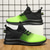 voordelige Herensneakers-heren gradiënt groene en zwarte mesh sneakers - lichtgewicht sportschoenen voor hardlopen, sportschool en vrijetijdskleding