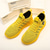 cheap Men&#039;s Sneakers-Men&#039;s Neon Green Sports Sneakers - Breathable Mesh Lightweight Running Shoes with Cushioned Sole for Gym, Training and Outdoor Activities