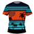 tanie Wizja 3D i geometria chłopca-Dla chłopców 3D Graficzny Drzewo kokosowe Podkoszulek T-shirt Krótki rękaw Lato Wiosna Moda Podstawowy Dzieci 4-12 lat Półgolf Na zewnątrz Codzienny Regularny