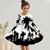 cheap 3D Cartoon Dress-Girls&#039; 3D Graphic Coconut Tree Dress Long Sleeve Summer Spring Vacation Daily Holiday Princess Beautiful Sweet Kids 4-12 Years Casual Dress A Line Dress Knee-length Regular Fit