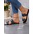 cheap Vacation Sandals-Women&#039;s Green Studded Slide Sandals – Trendy Summer Flats with Comfortable Sole for Casual Everyday Wear
