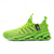 cheap Men&#039;s Sneakers-Men&#039;s Neon Green Sports Sneakers - Breathable Mesh Lightweight Running Shoes with Cushioned Sole for Gym, Training and Outdoor Activities