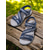 cheap Comfort Sandals-Women&#039;s Blue Sport Sandals with Adjustable Straps and Geometric Pattern – Comfortable Outdoor Walking Shoes for Hiking, Travel and Casual Wear