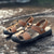 cheap Outdoor Sandals-Men&#039;s Black Faux Leather Hiking Sandals - Adjustable Straps, Closed-Toe, Breathable Design, Anti-Slip Sole, Durable Summer Outdoor Footwear for Trekking