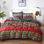 cheap Duvet Cover Sets-Boho Flower Duvet Cover Full Size Bohemian Lines Bedding Set Aztec Line Bed Sets Geomtric Quilt Cover Soft Lightweight Comforter Cover with 2 Pillowcases for Summer Spring