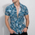 abordables Imprimé Floral-Homme Floral Fleurs Chemise hawaïenne Chemise Aloha Manche Courte Hawaïen Station balnéaire Vacances Tenues de plage Eté Printemps Col rabattu Boutonner Bleu