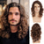 cheap Synthetic Trendy Wigs-Wig for Men Long Curly Wavy Synthetic Halloween Costume Party Wig for Male